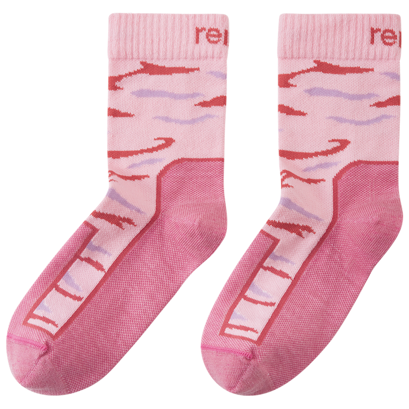 Skarpety dziecięce Reima Kuivilla Light Heather Rozmiar skarpet: 34-37 / Kolor: różowy