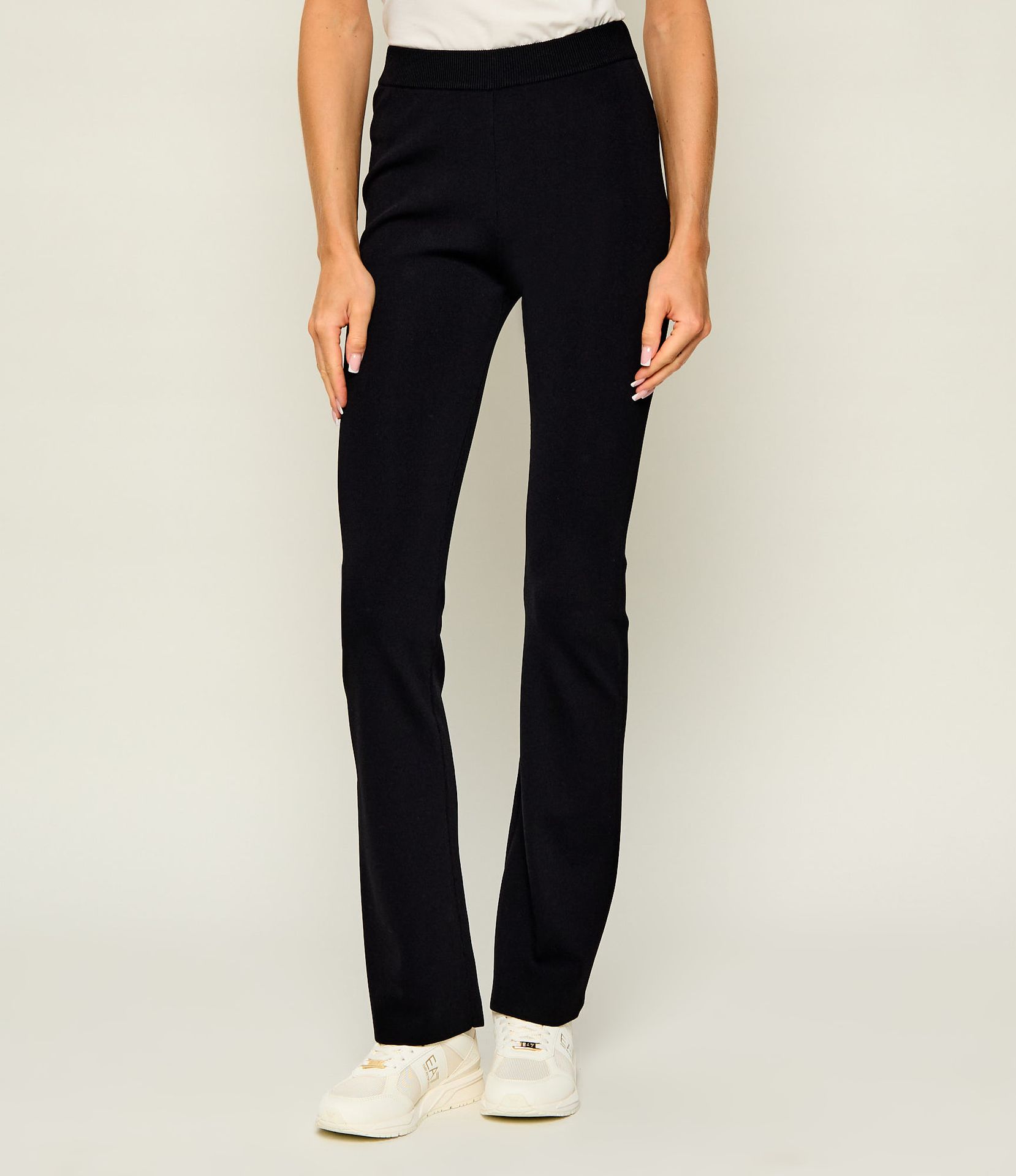 Pinko Spodnie dzianinowe Brest Slim Fit