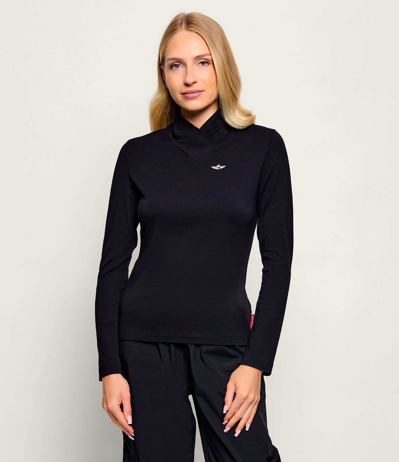 Aeronautica Militare Półgolf Slim Fit