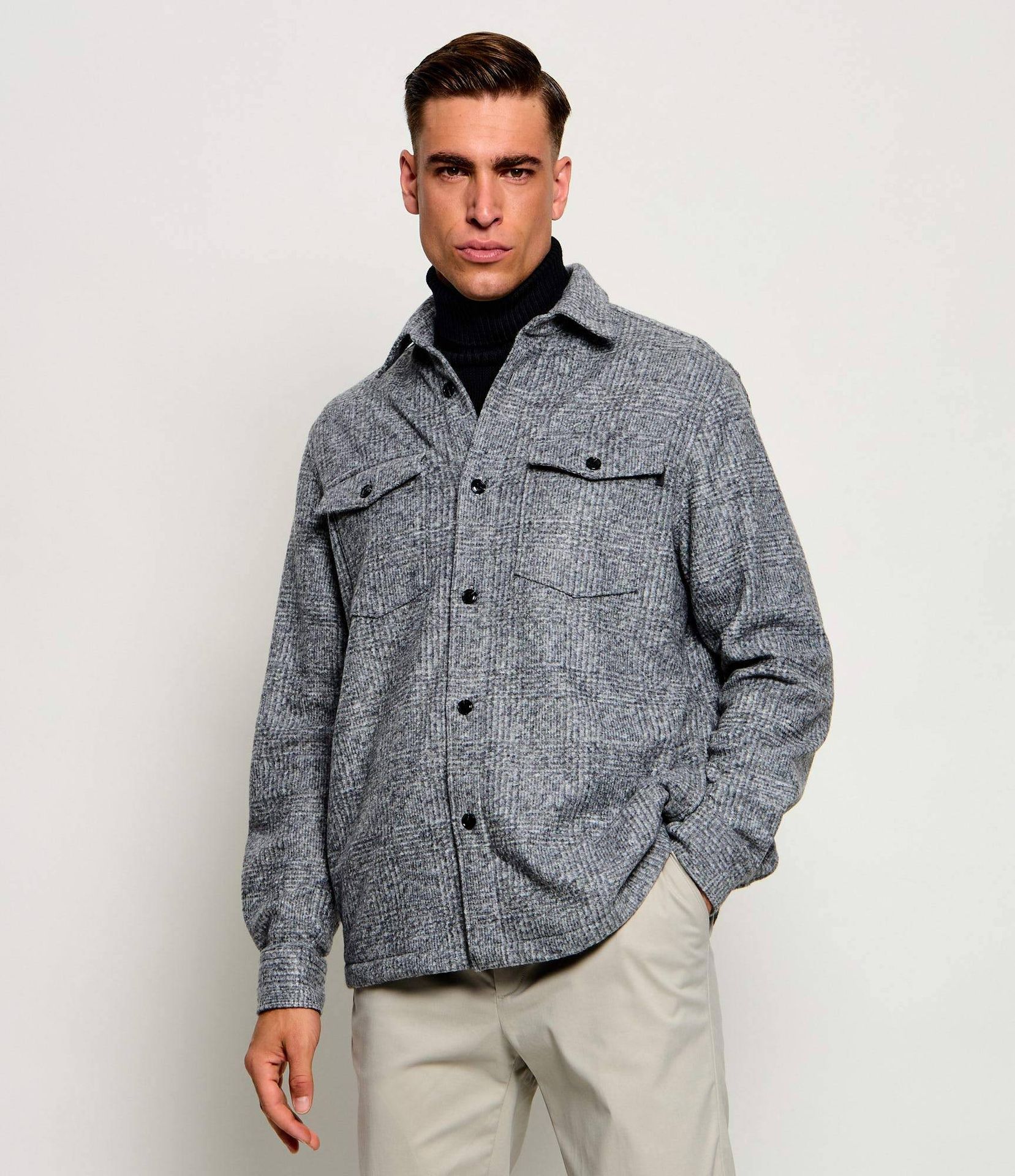 Joop! Kurtka Kohen-J Loose fit z dodatkiem wełny