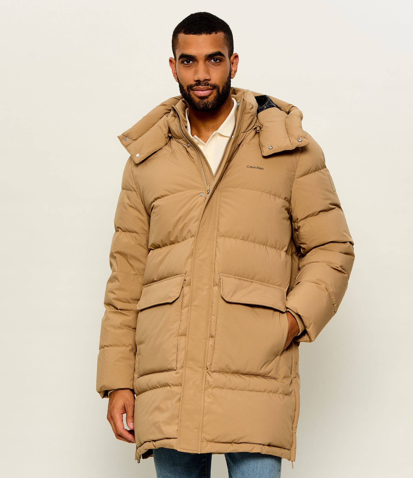 Calvin Klein Puchowy płaszcz