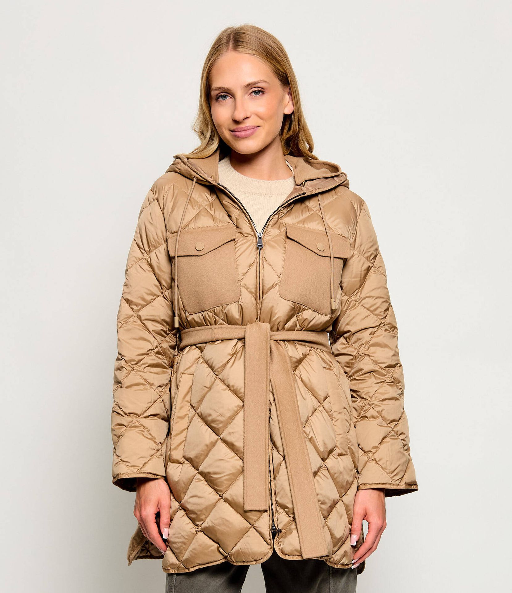 Weekend MaxMara Puchowa kurtka Wkdfidato Regular Fit z dodatkiem wełny
