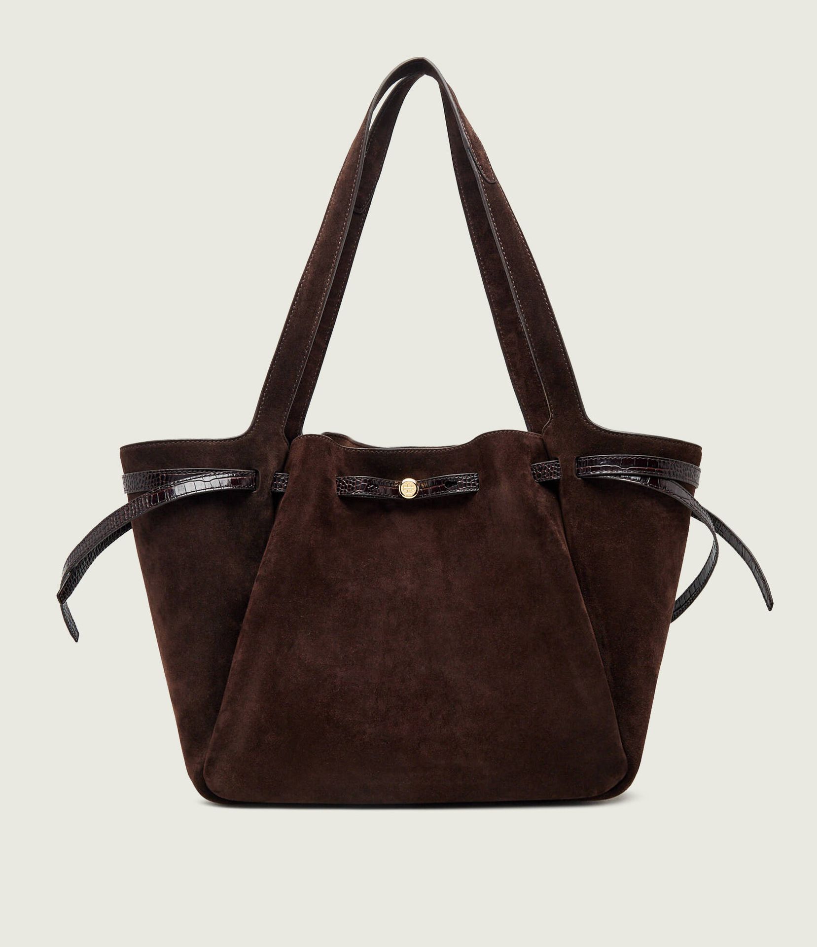 TORY BURCH Shopperka Romy zamsz