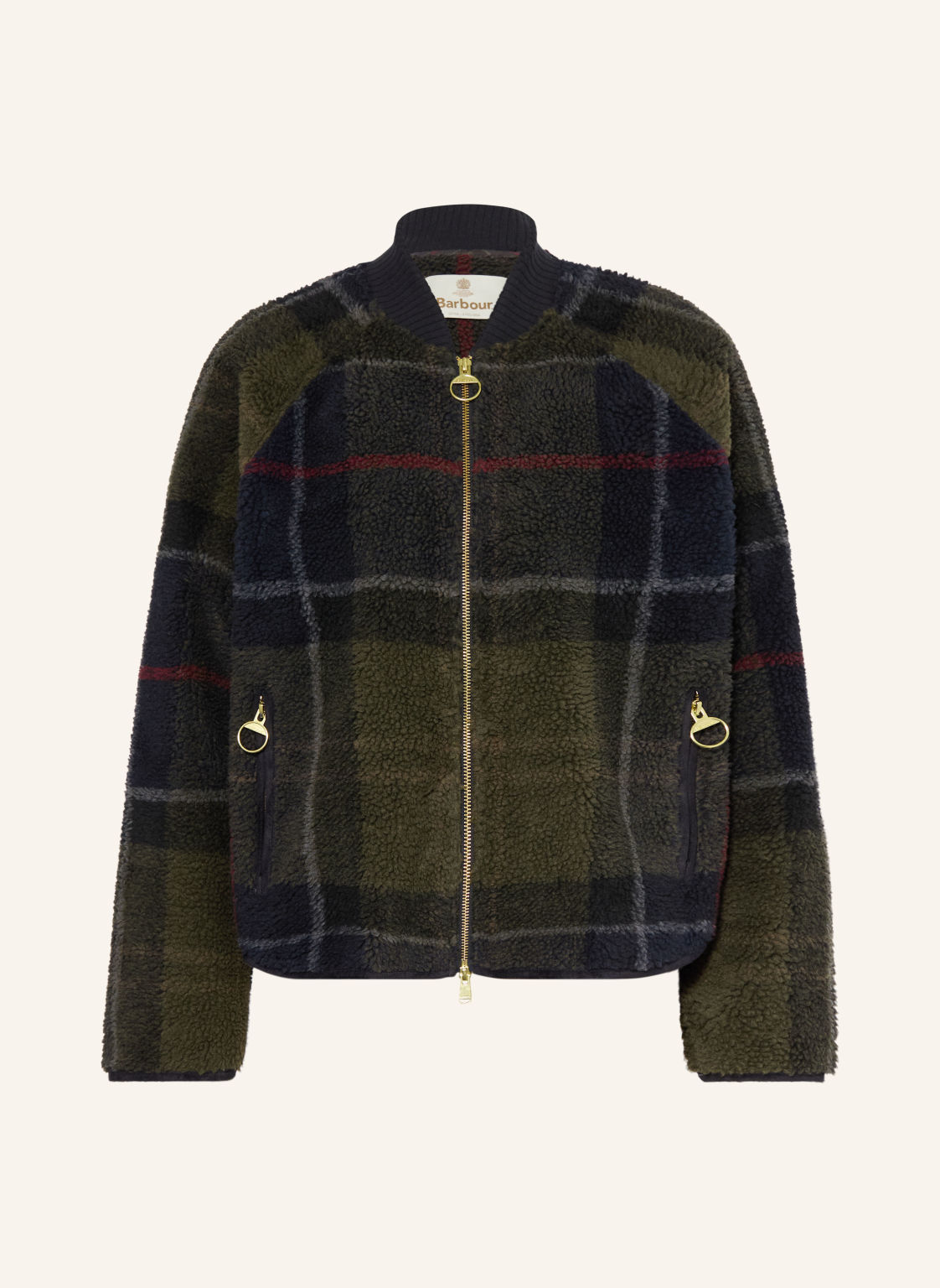 Barbour Kurtka Z Futerkiem Teddy gruen