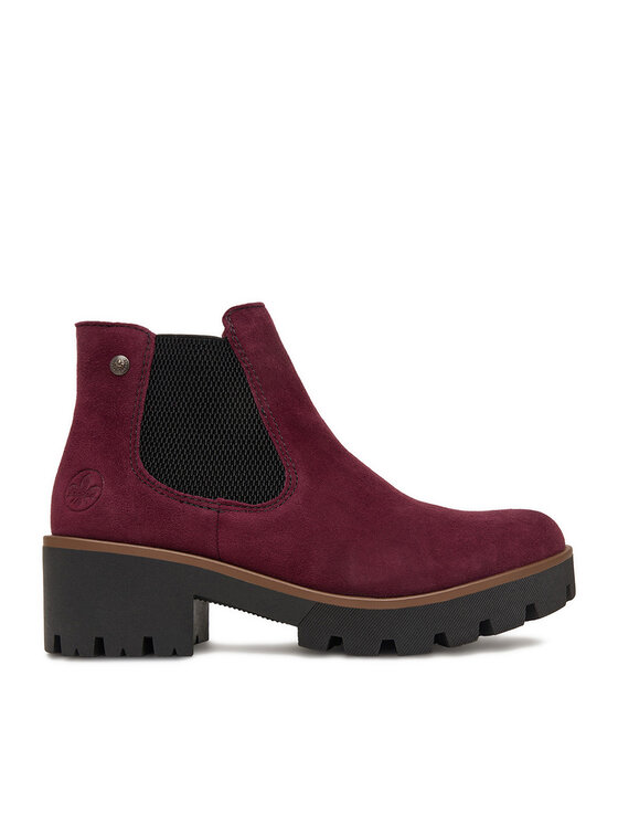 Rieker Botki CEO-79265-30 Bordowy