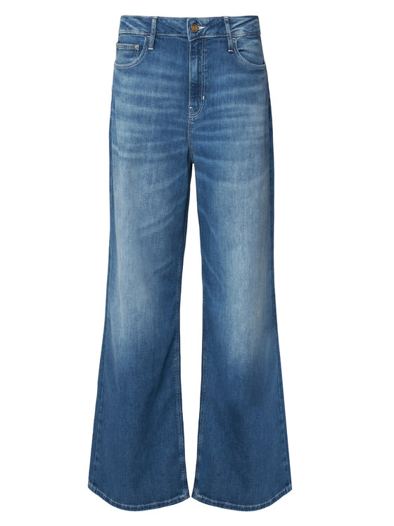 Guess Jeansy W6YA82 D1331 Niebieski Wide Leg