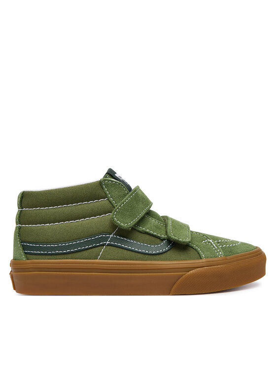 Vans Sneakersy Sk8-Mid Reissue V VN000CYRGRK1 Zielony ciemny