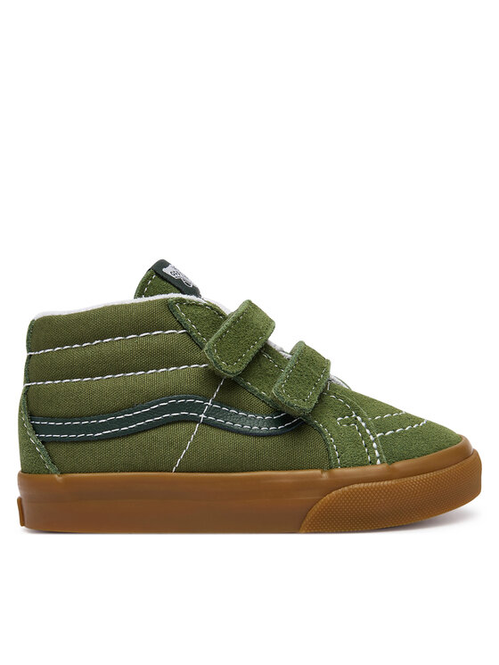 Vans Sneakersy Sk8-Mid Reissue V VN000Y0VGRK1 Zielony ciemny