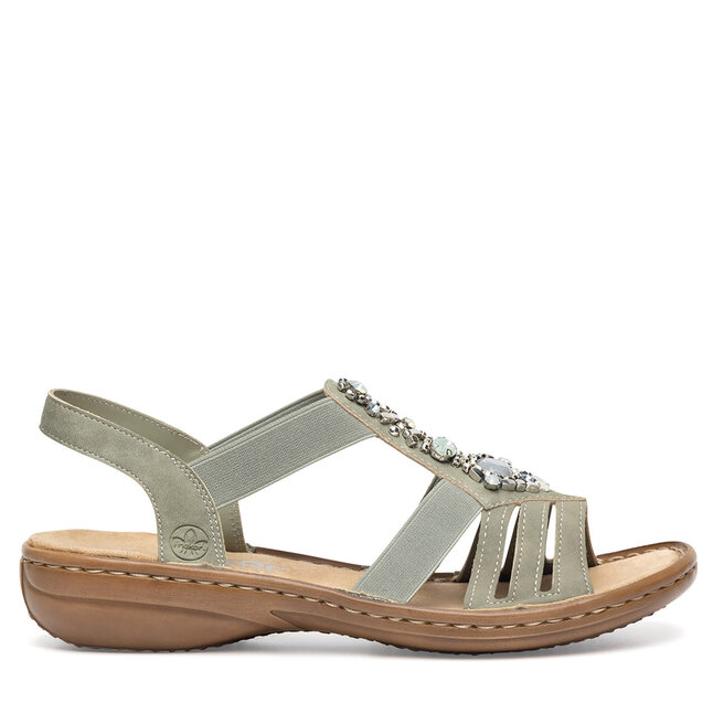 Sandały Rieker 60839-52 Zielony
