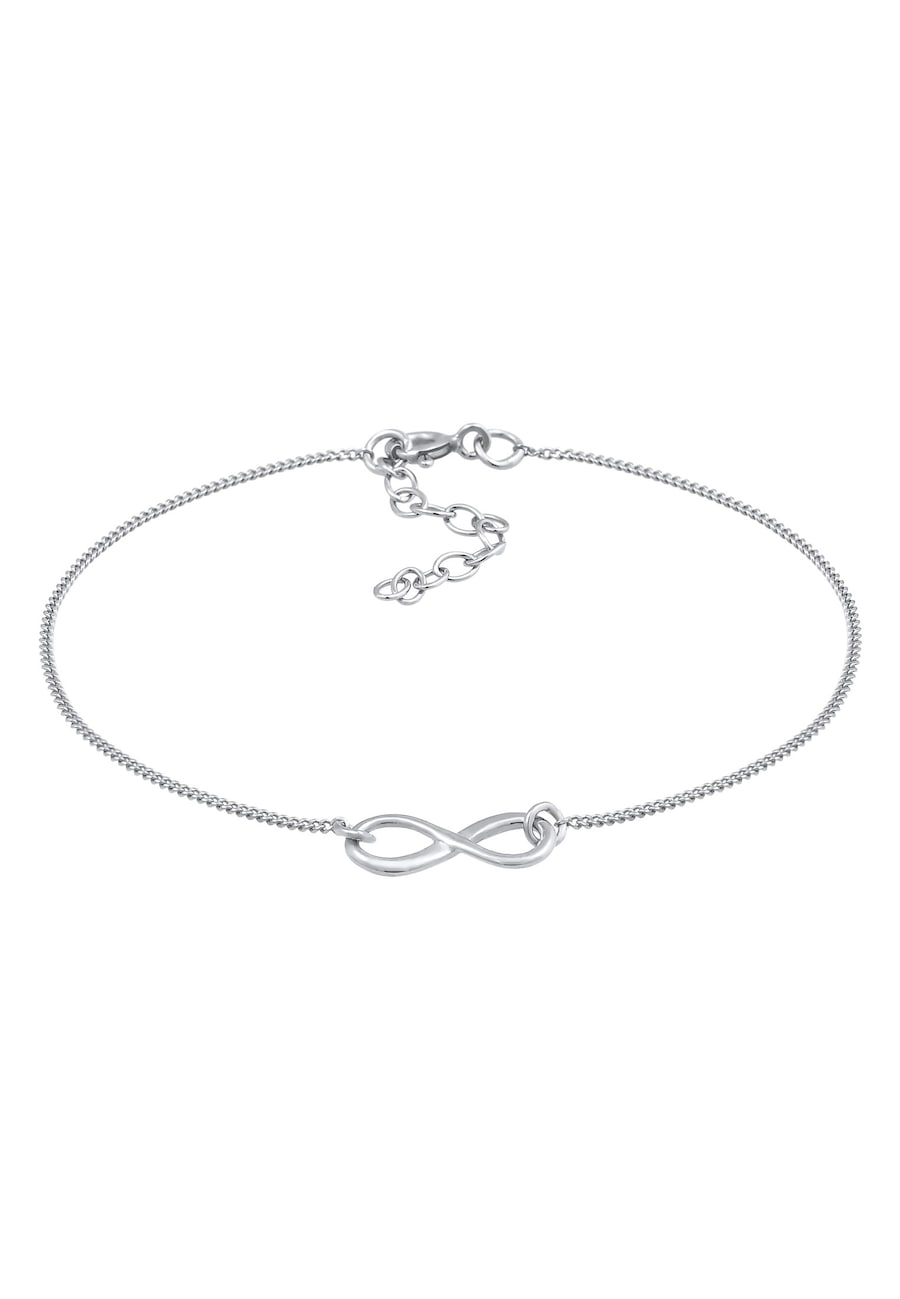 Elli Damska pancerka symbol nieskończoności w srebrze próby 925 Sterling Silver Bransoletki 1 ct Damski