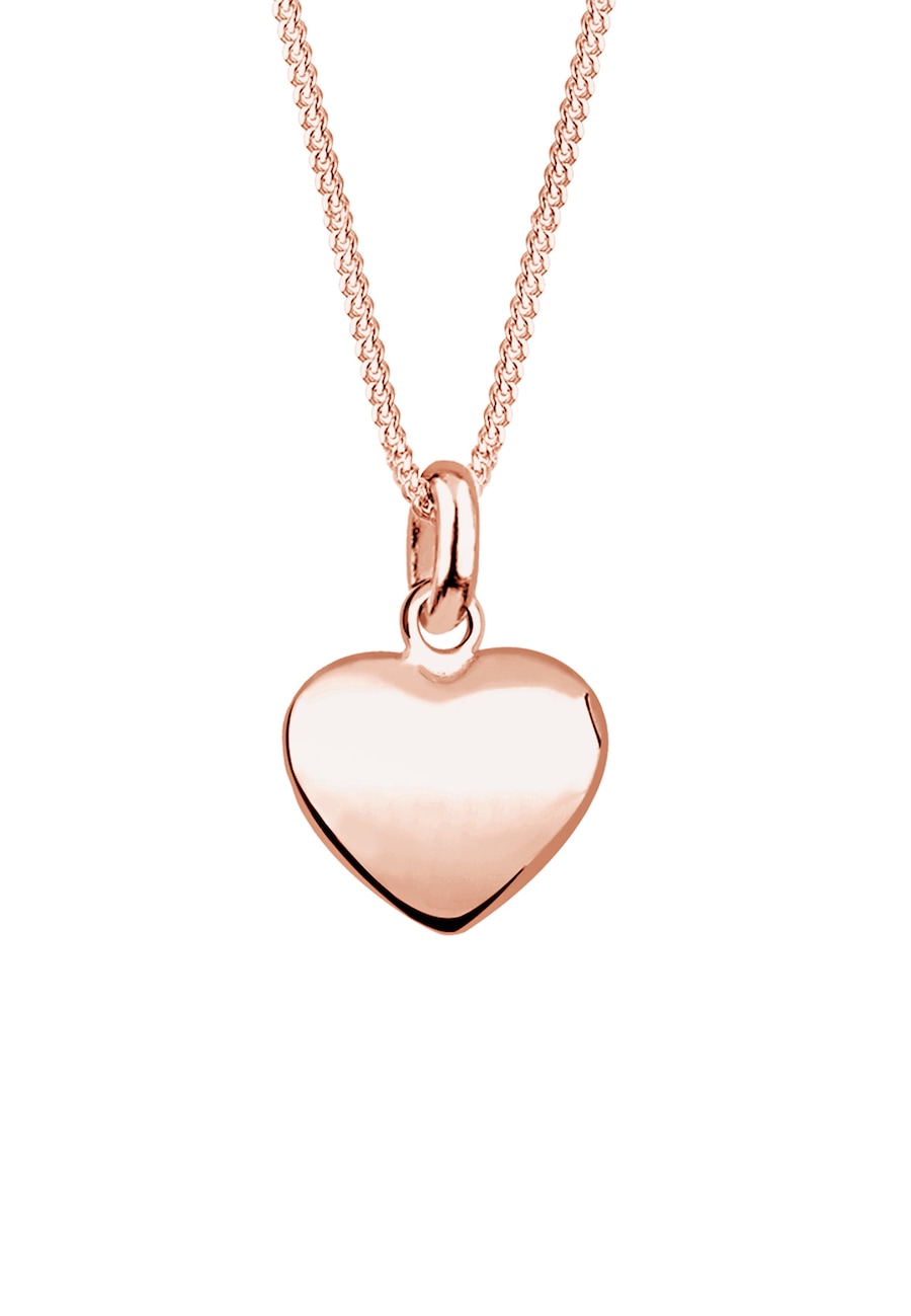 Elli Damski wisiorek serce filigranowy, srebro 925 Sterling Silver Naszyjniki 1 ct
