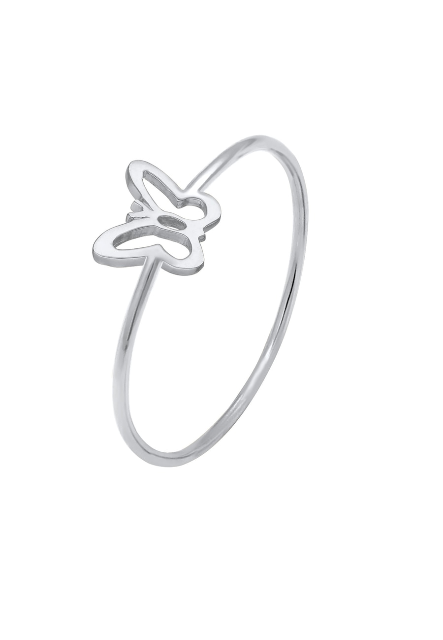 Elli Damski motyl trend w srebrze próby 925 Sterling Silver Pierścionki 1 ct