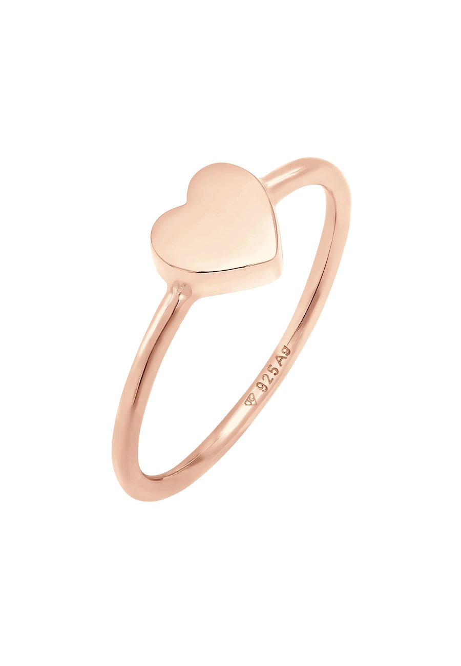 Elli Damski serce miłość filigranowy w srebrze próby 925 Sterling Silver Pierścionki 1 ct