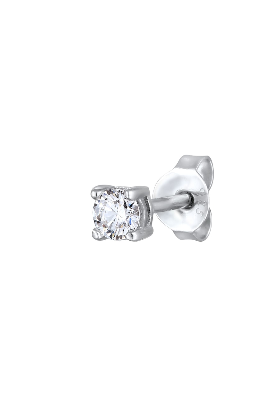 KUZZOI Kolczyki Sztyfty Mężczyźni Diamenty Lab Grown Brilliant Szlif Biały (0.17 ct) 925 Sterling Silver Impreza / Sylwester 1 ct Męskie
