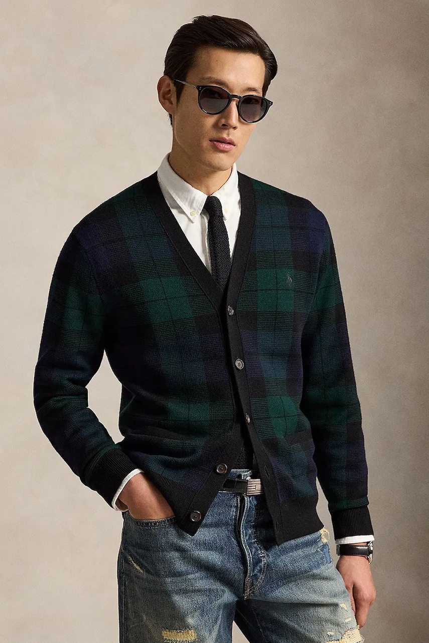 Polo Ralph Lauren kardigan wełniany męski