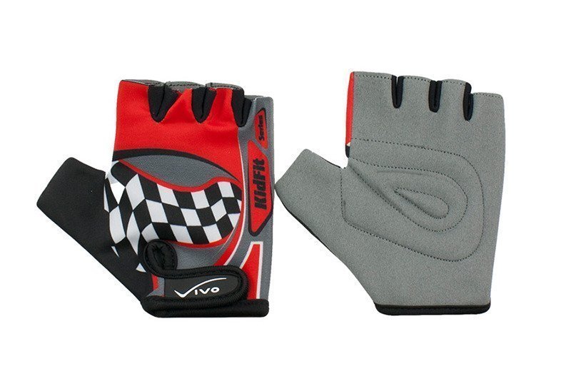 Vivo, Rękawiczki rowerowe, SB-01-8823-A, czerwony, rozmiar XXXS