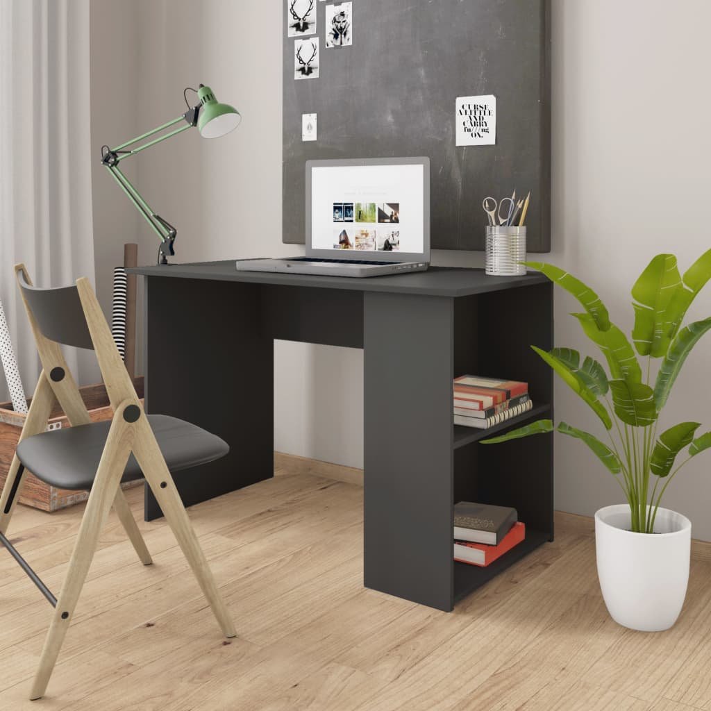 Biurko dla dzieci tradycyjne szare 110 cm vidaXL