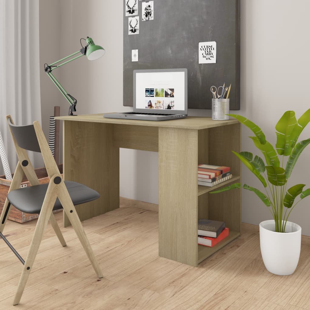 Biurko dla dzieci tradycyjne dąb sonoma 110 cm vidaXL