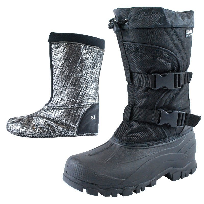 Mil-Tec Buty Śniegowce Thinsulate Czarne - 40