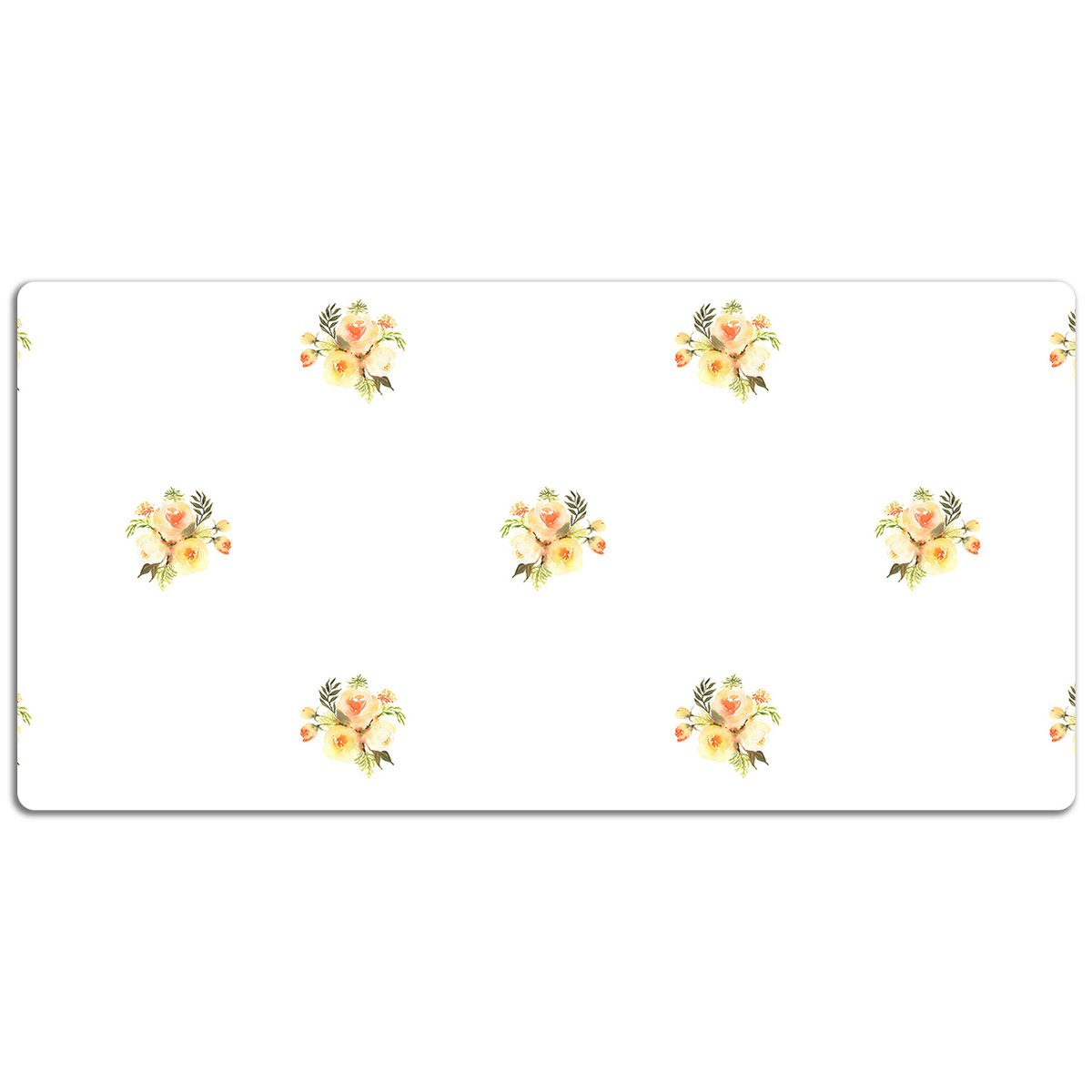 Podkładka mata ochrona biurka Mini bukiety 120x60cm, Dywanomat