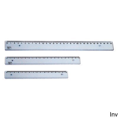 Linijka Pratel 20Cm Transparentna Ml104-00