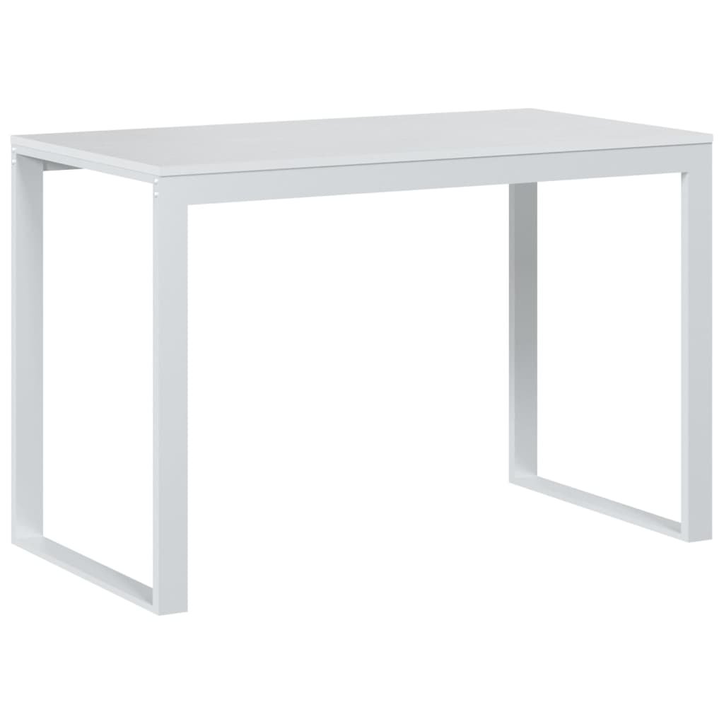 Biurko do gabinetu nowoczesne białe 110 cm vidaXL