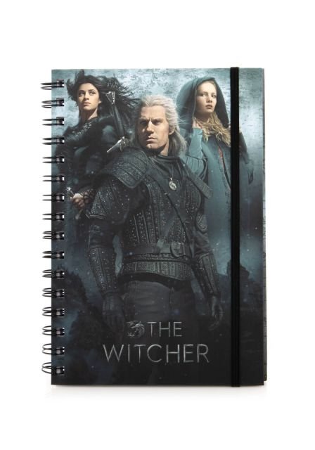 Notes A5 kołozeszy Wiedźmin The Witcher 80 kartek notatnik w linie gumka