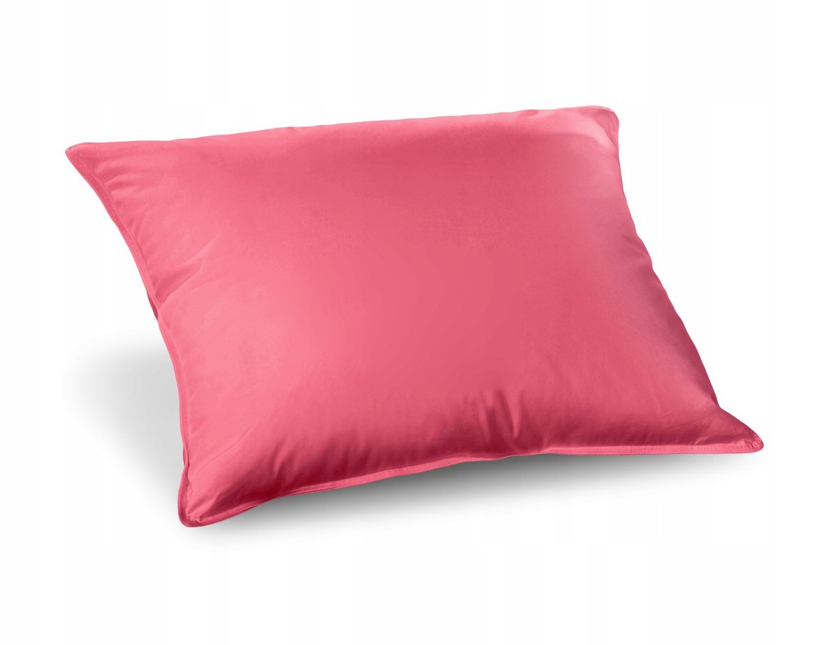 Poduszka półpuchowa 40x40 różowa 0,3 kg naturalny wsad 100% bawełna Inlet AMW