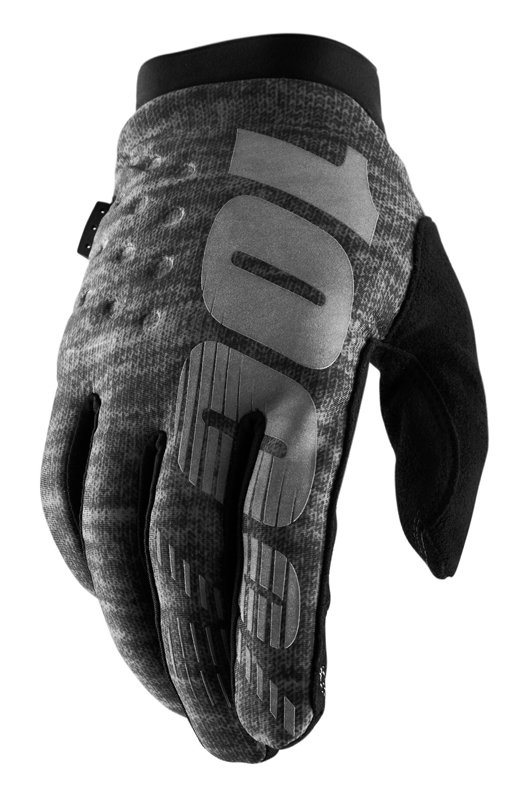 100% rękawiczki rowerowe brisker cold weather szary STO-10016-007-12 S