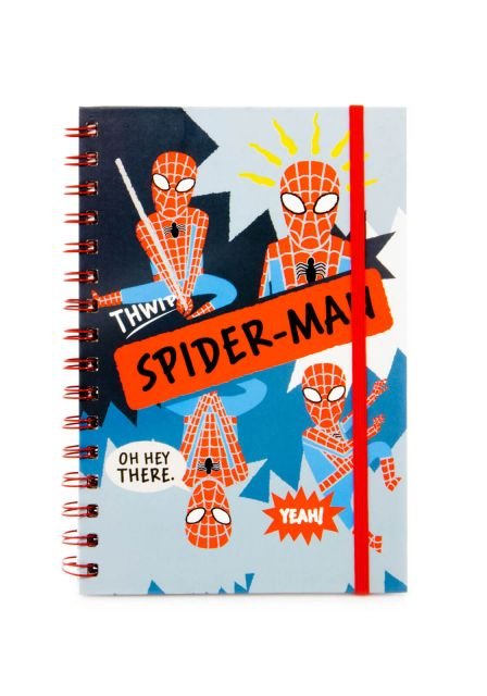 Notes A5 kołozeszyt Marvel Spiderman 80 kartek notatnik w linie gumka