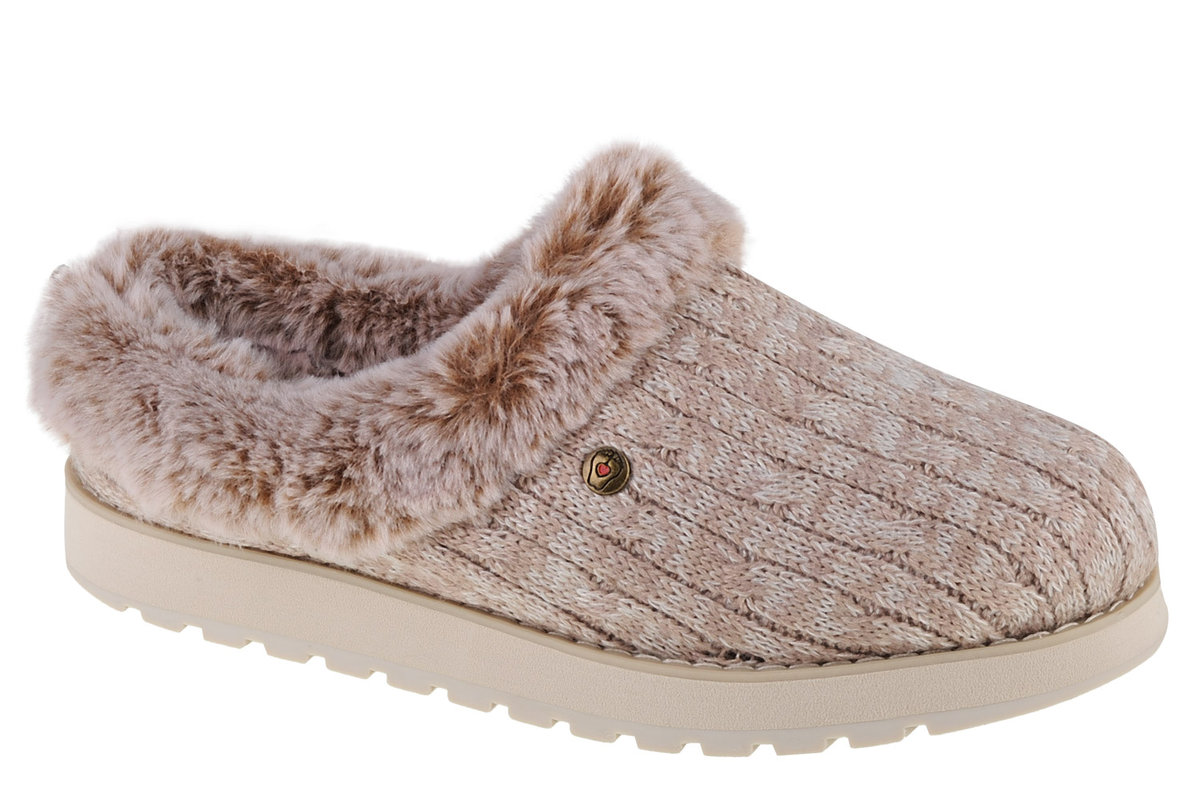 Skechers Keepsakes - Ice Angel 31204-LTBR, Damskie, kapcie, Brązowy