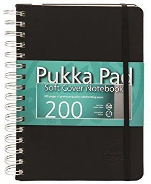 Pukka Pad, Kołozeszyt, notatnik A5 100 stron , Kratka, Oprawa Twarda Soft Cover