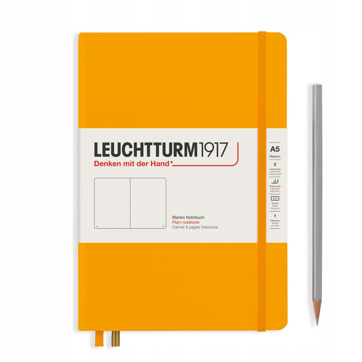 Leuchtturm1917 Notatnik Notes Medium A5 Gładki