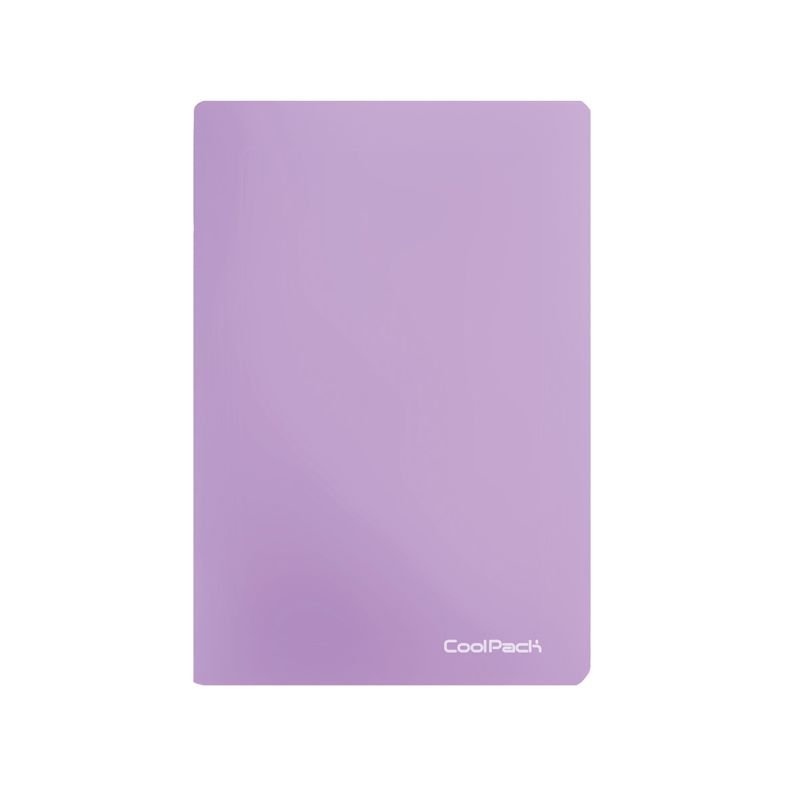 CoolPack, Zeszyt A5 PP kratka 60k Pastel, Fioletowy