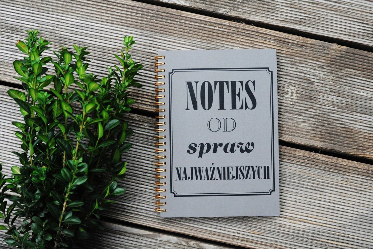Notes od spraw najważniejszych, notatnik Sowia Aleja