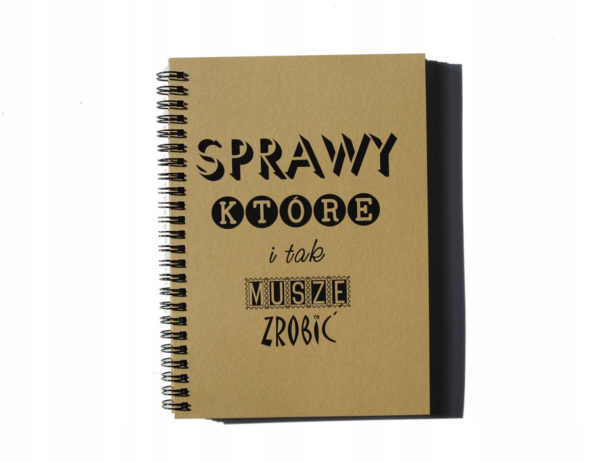 Sprawy, które i tak muszę zrobić, notatnik, notes, Sowia Aleja