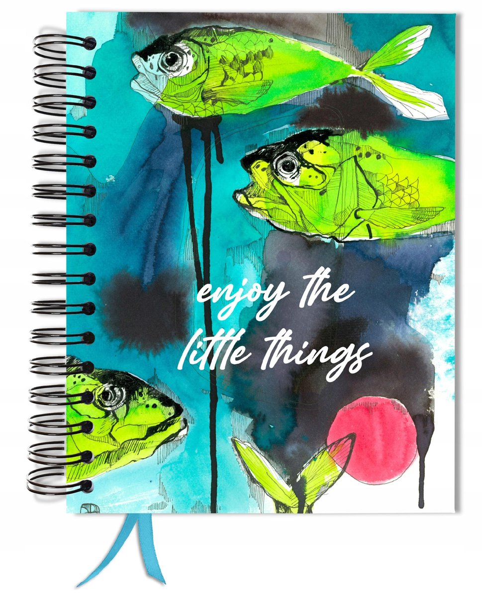 Bujo Bullet journal 180 stron zeszyt A5+ w kropki pamiętnik
