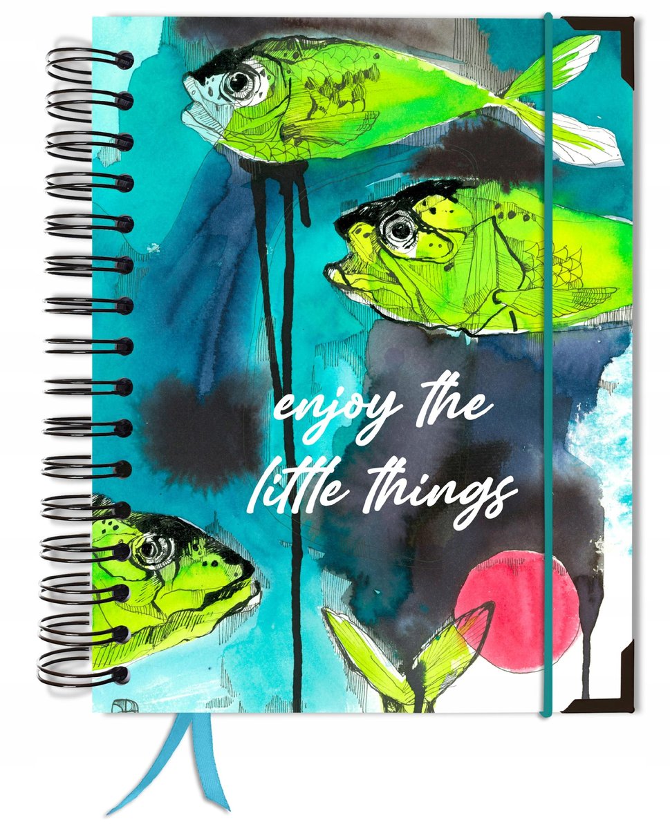 Bujo Bullet journal 180 stron zeszyt A5+ w kropki pamiętnik