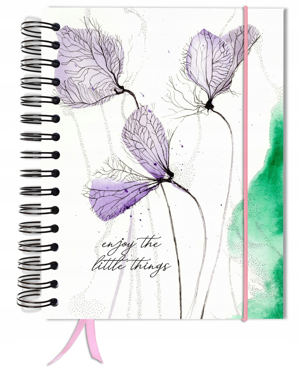 Bullet journal 180 stron notes planer zeszyt A5+ bujo kropki