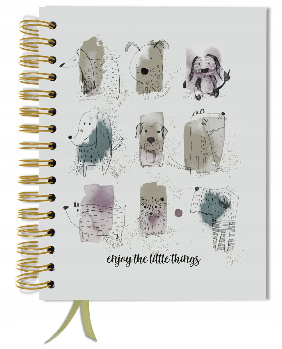 Bullet journal 180 stron notatnik zeszyt A5 kropki pamiętnik