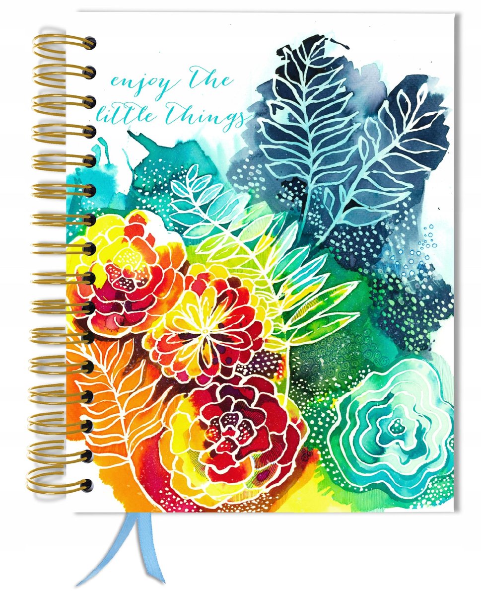 Bullet journal 180 stron notatnik zeszyt A5 kropki pamiętnik
