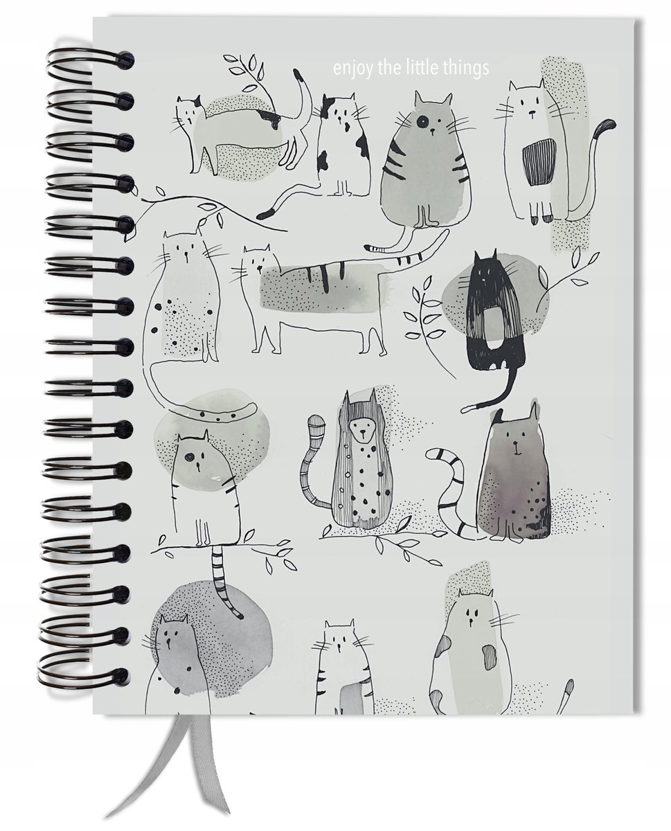 Bujo Bullet journal 180 stron zeszyt A5+ w kropki pamiętnik