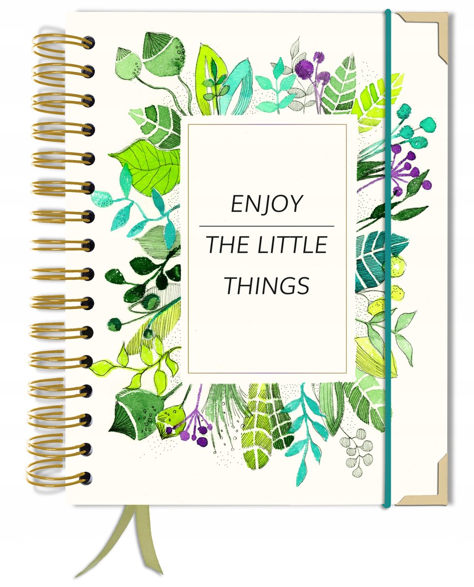 Bullet journal 180 stron notatnik zeszyt A5 kropki pamiętnik