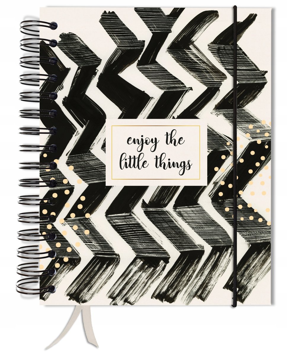 Bullet journal 180 stron notatnik zeszyt A5 kropki pamiętnik