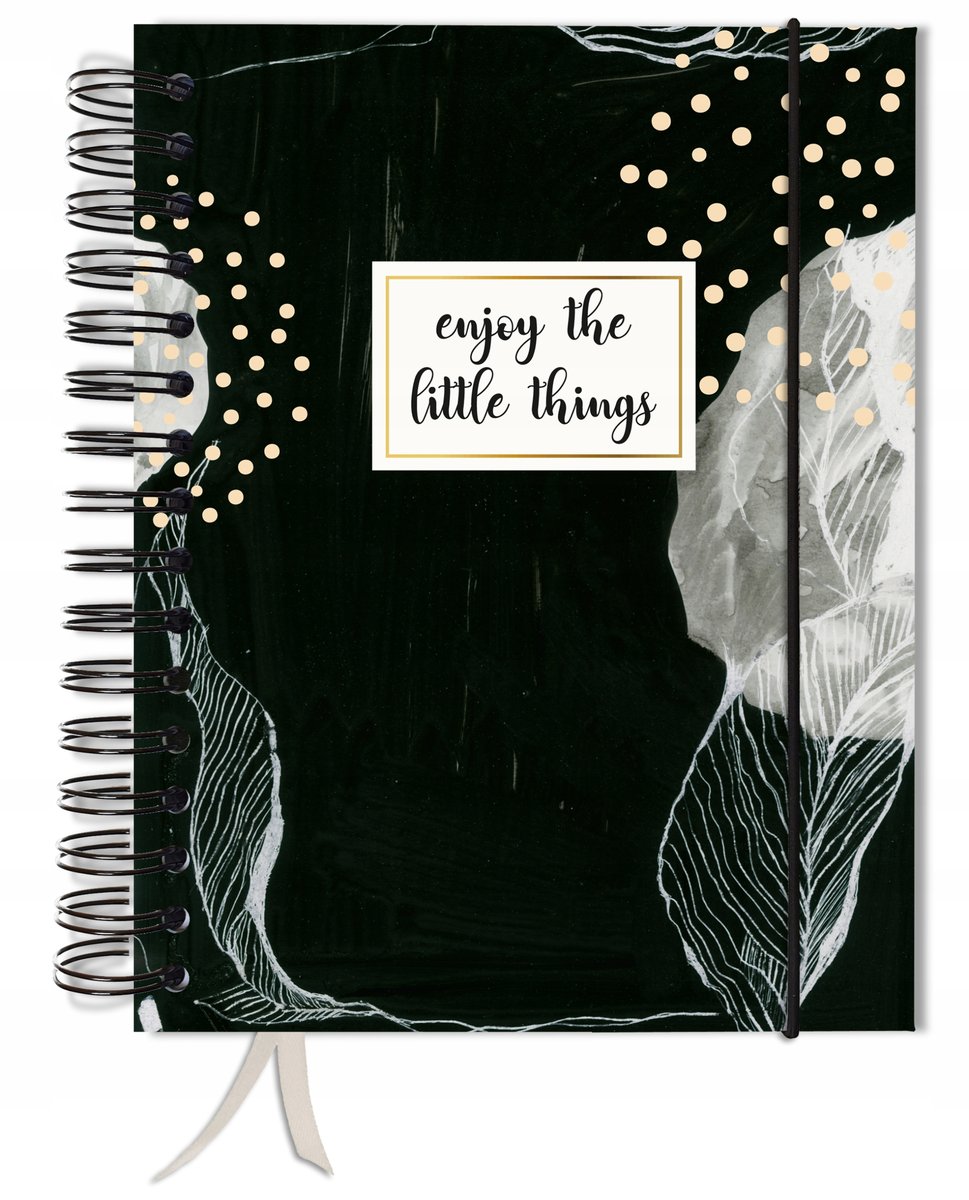 Bullet journal 180 stron notatnik zeszyt A5 kropki pamiętnik
