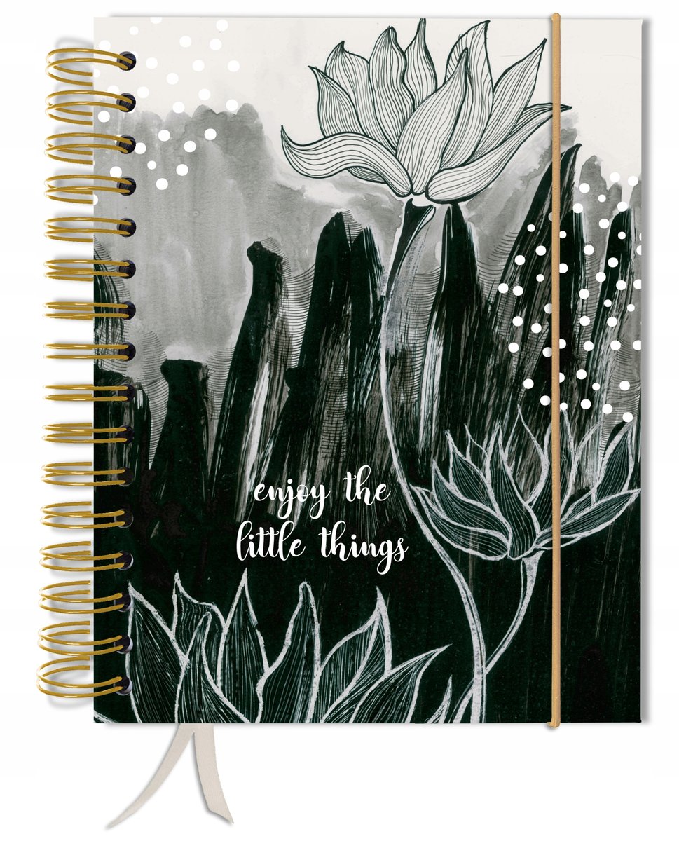 Bujo bullet 180 stron journal 180 stron zeszyt A5+ w kropki pamiętnik