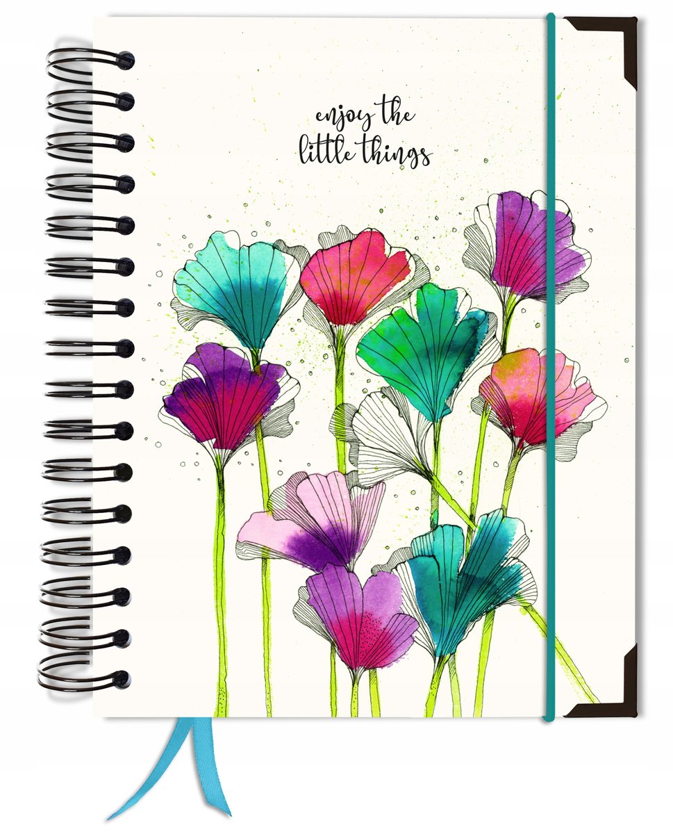 Bullet journal 180 stron notatnik zeszyt A5 kropki pamiętnik