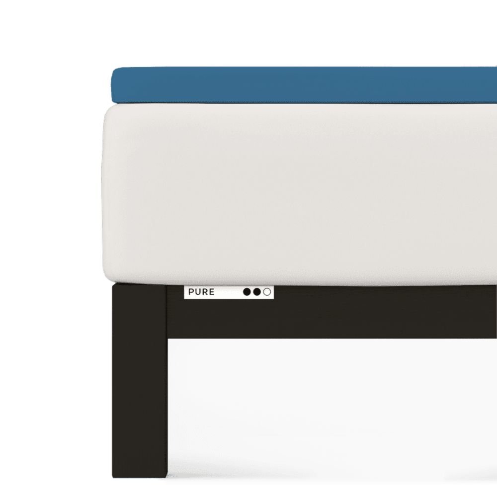 Prześcieradło Topper Schlafgut 90 x 190cm -100 x 220cm Blue Mid 615
