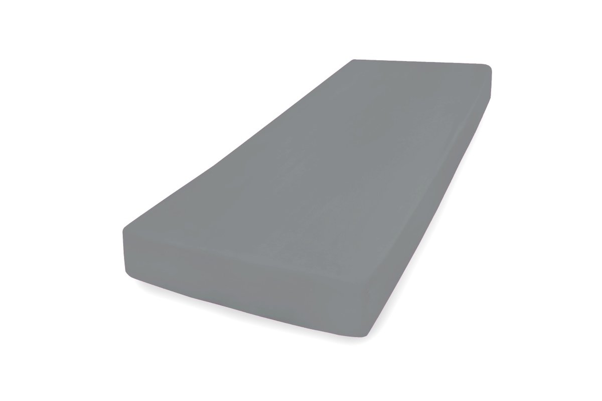 Prześcieradło jersey z gumką 180x200 antracytowe Classic