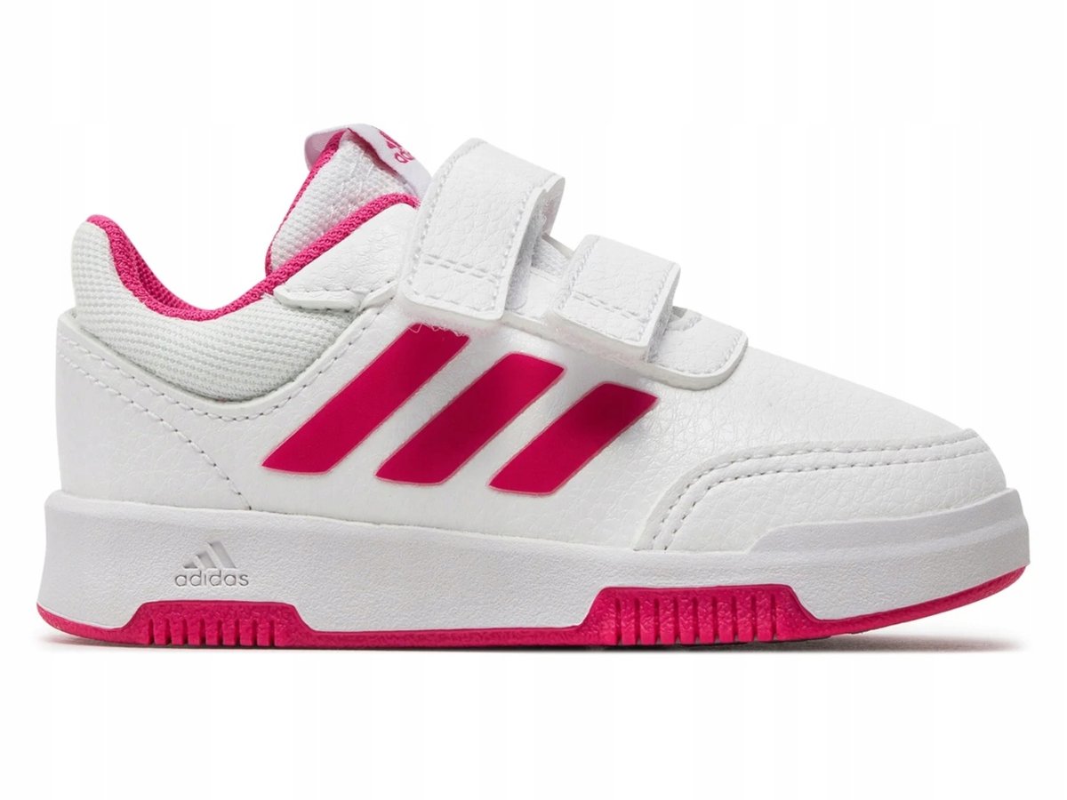 Buty dziecięce ADIDAS TENSAUR GW6468 sportowe na rzepy biało różowe 26,5